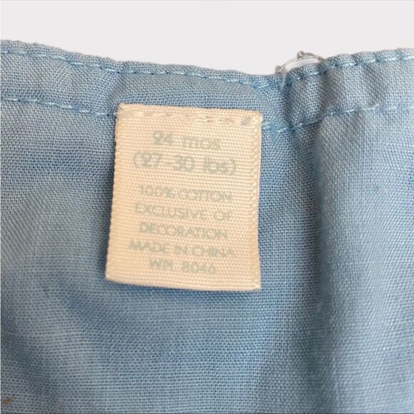 3/$15 Blue Baby Boy Overalls - Picture 3 of 4